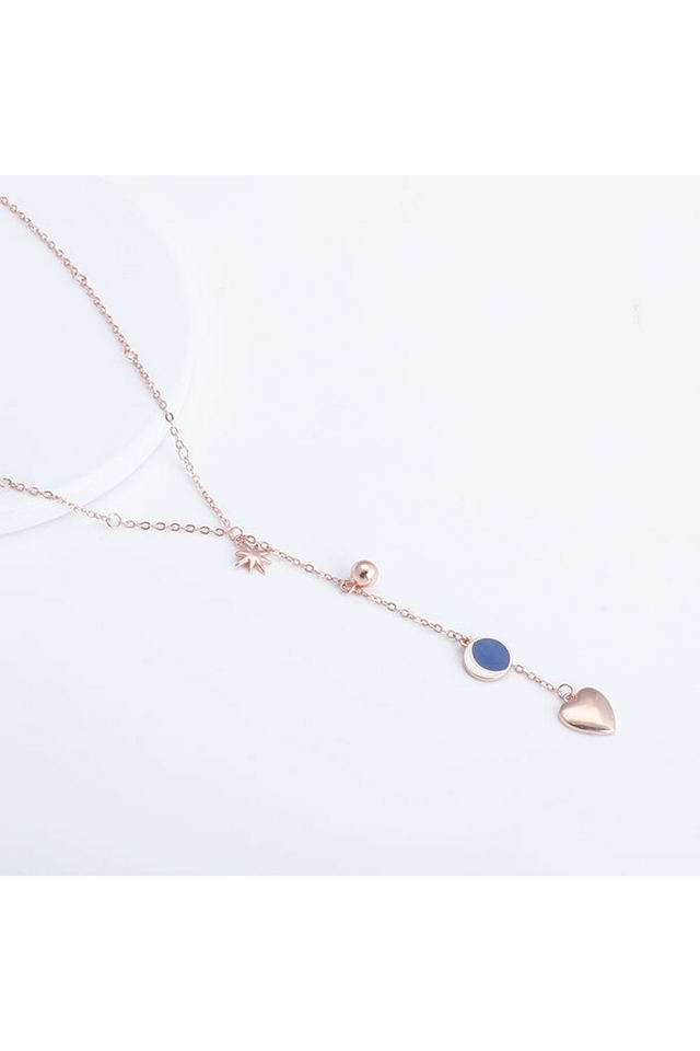 Valentines-Rose-Gold-Women-s-Fish-Hook-Clasp-Pendant