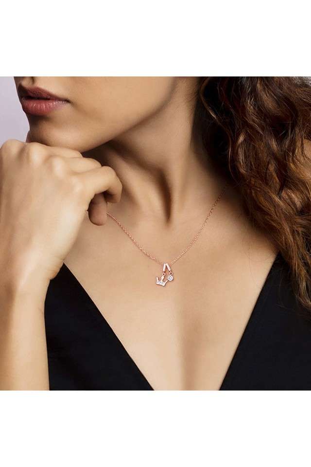 925-Sterling-Silver-Zircon-Stone-Womens-Western-Wear-Pendant