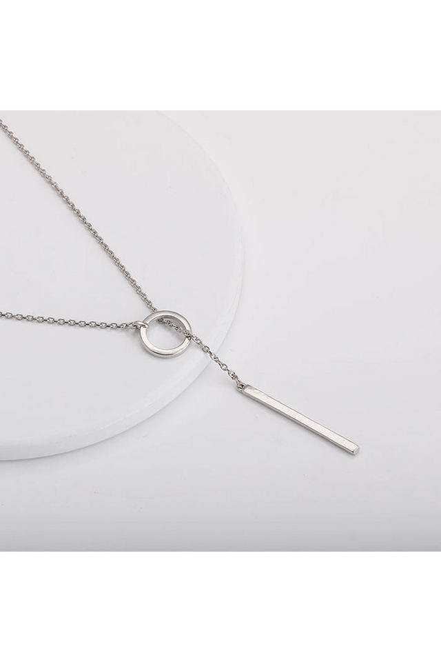 Valentines-Silver-Women-s-Fish-Hook-Clasp-Pendant