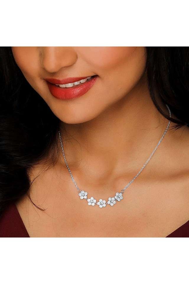 925-Sterling-Silver-Zircon-Stone-Womens-Western-Wear-Pendant