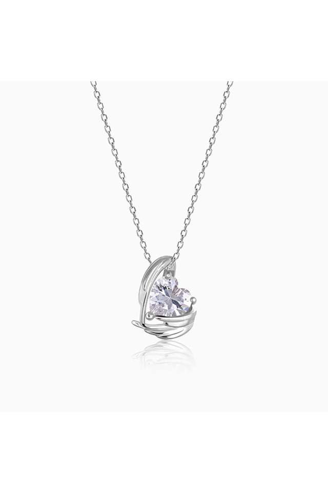 Angel-Wings-Of-Protection-Sterling-Silver-Womens-Western-Pendant