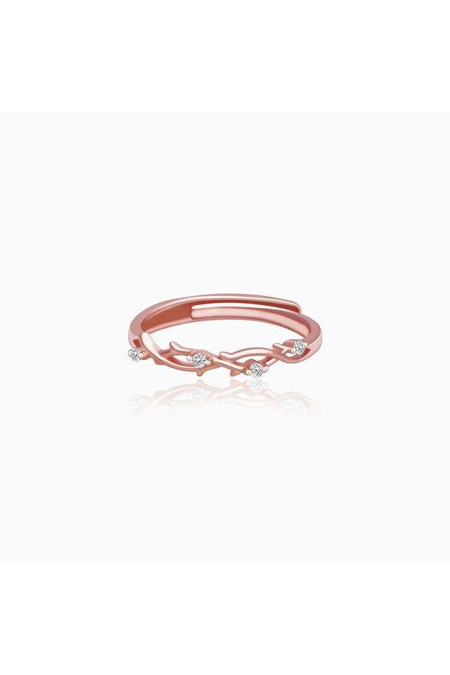 Valentines-Silver-Women-s-Adjustable-Ring