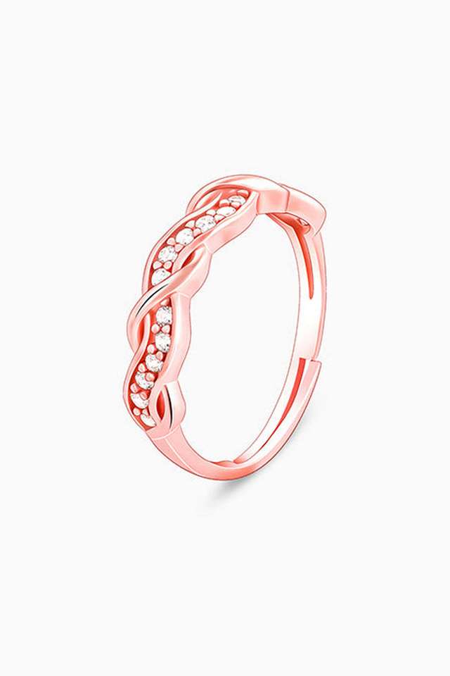 Rose-Gold-Zircon-Winding-Wave-Ring