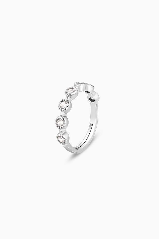 Silver-Zircon-Melange-Ring