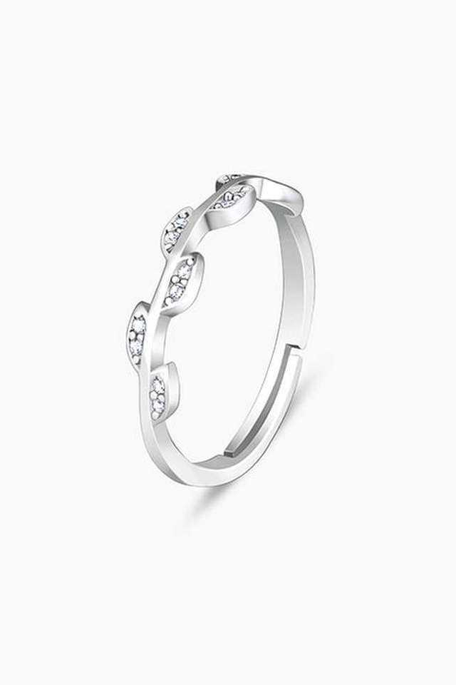 Silver-Zircon-Vine-Shine-Ring
