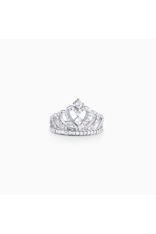 Valentines-Silver-Women-s-Adjustable-Ring