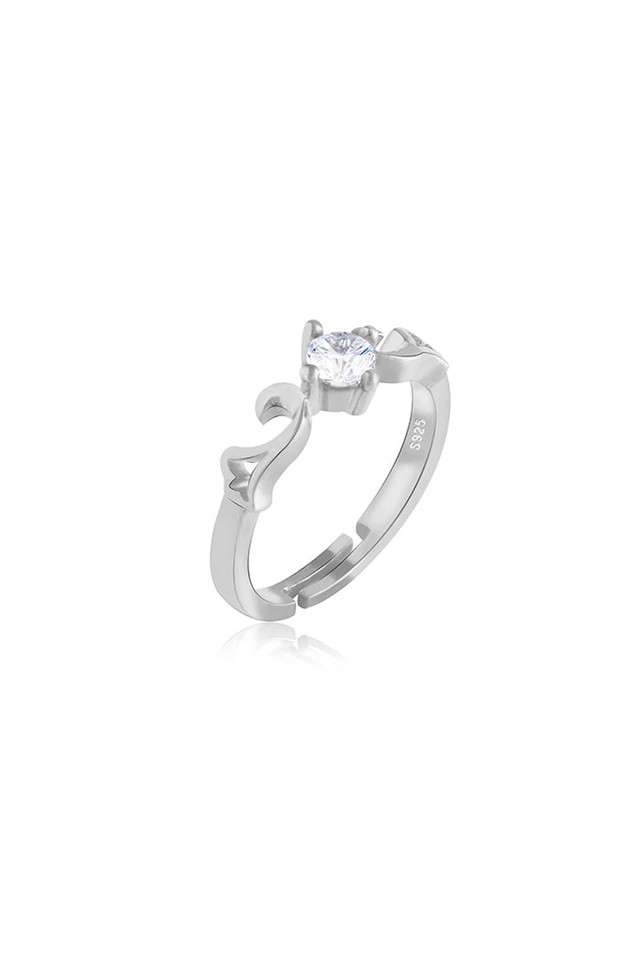 925-Sterling-Silver-Zircon-Stone-Women-Western-Wear-Ring