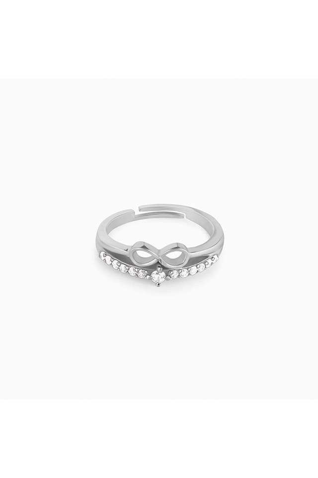 925-Sterling-Silver-Zircon-Stone-Women-Western-Wear-Ring