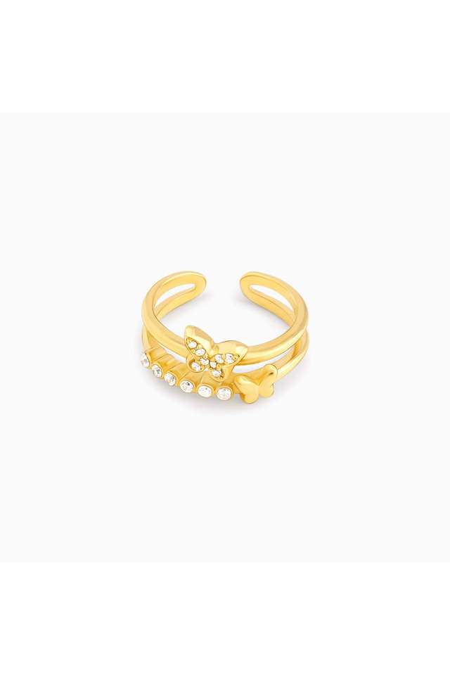 Golden-Butterfly-In-Love-Ring