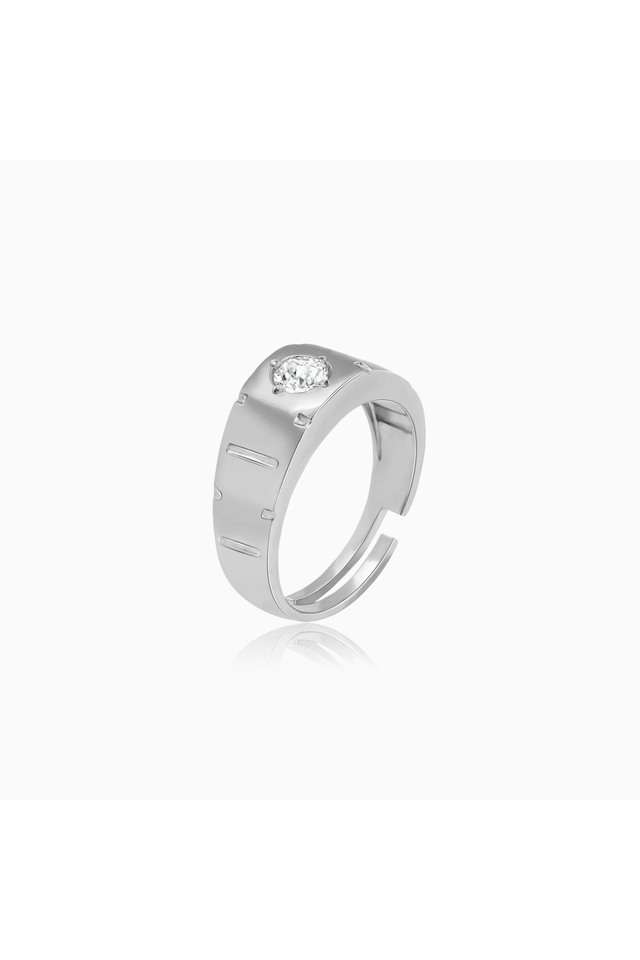 Wide-Band-Sterling-Silver-Mens-Western-Ring
