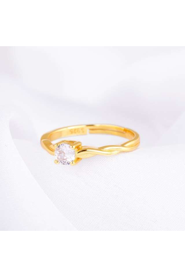 Golden-Swivel-Love-Solitaire-Ring