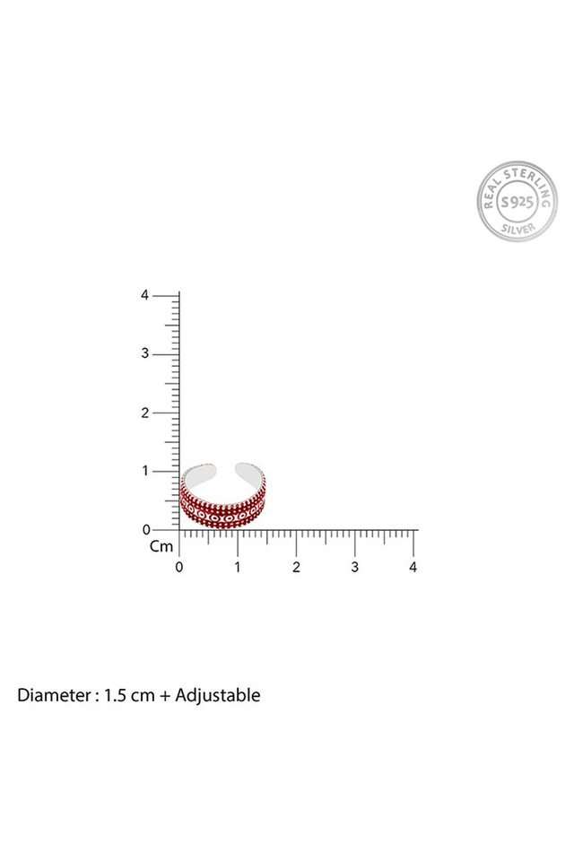 Valentines-Silver-Women-s-Adjustable-Toe-Ring