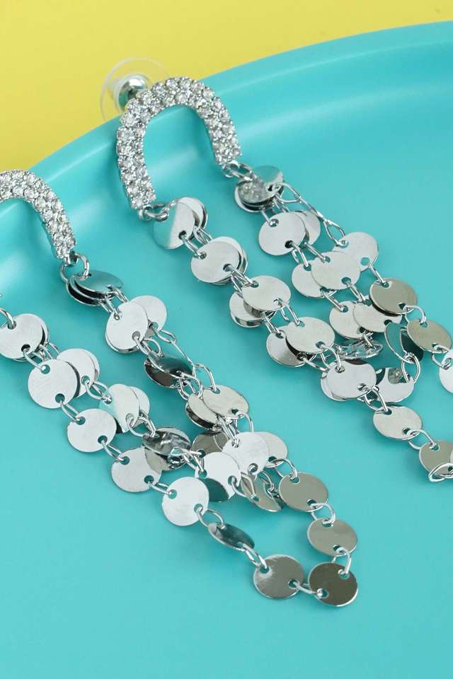 Women-s-CZ-Stone-Alloy-Western-Earrings