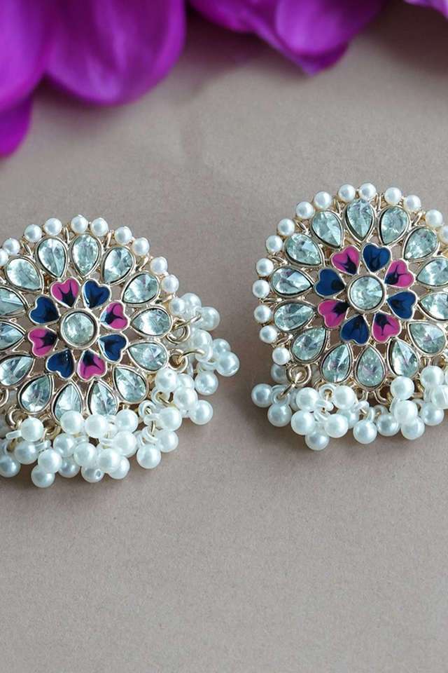 Women-s-Enamel-Alloy-Western-Earrings