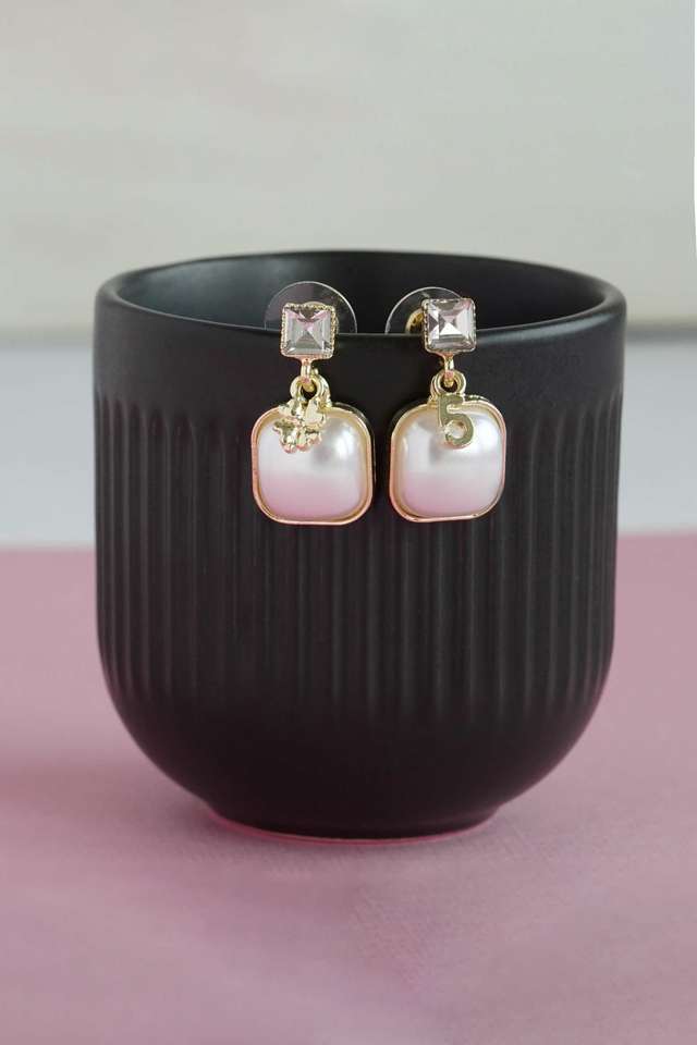 Gold-Plated-Pearl-Bunch-Earrings