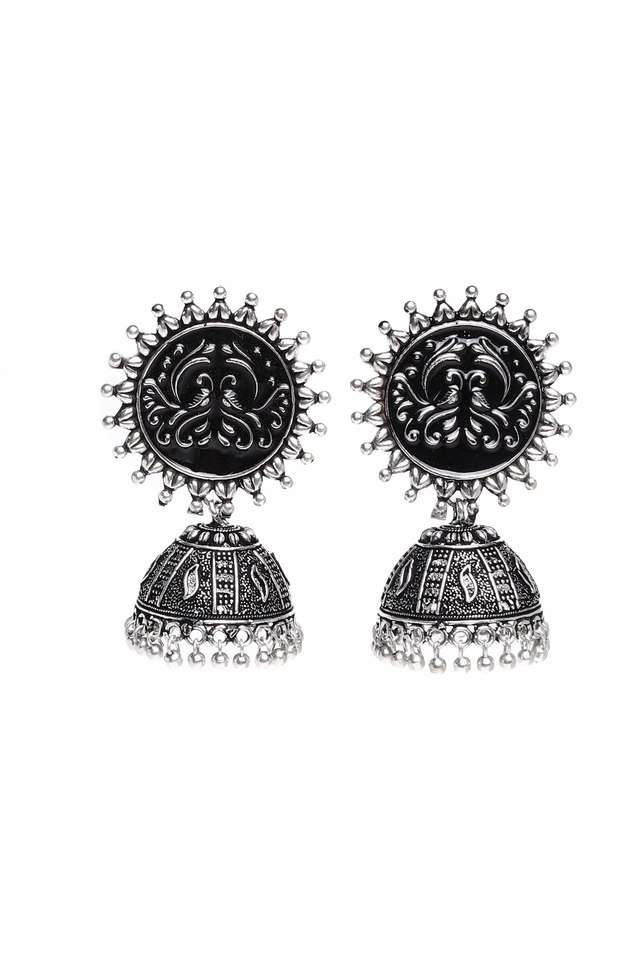 Stylish-Silver-Plated-Festive-Wear-Earrings