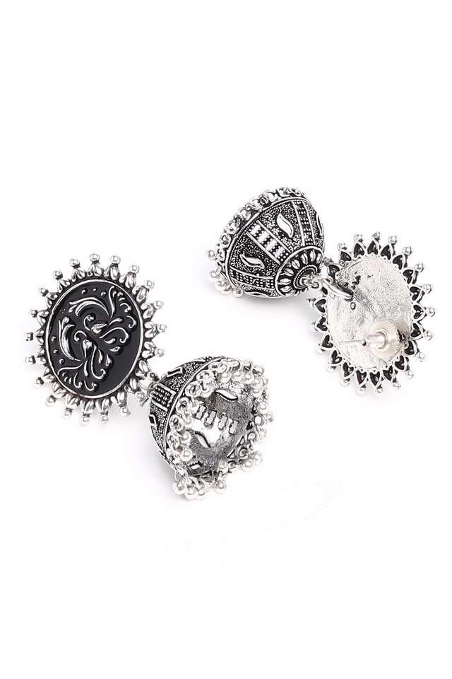 Stylish-Silver-Plated-Festive-Wear-Earrings