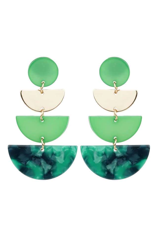 Semi-Circle-Drop-Earrings