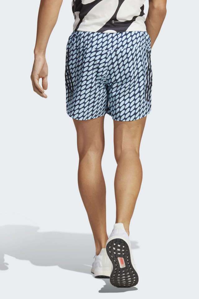 Stripes-Polyester-Slim-Fit-Men-s-Casual-Shorts