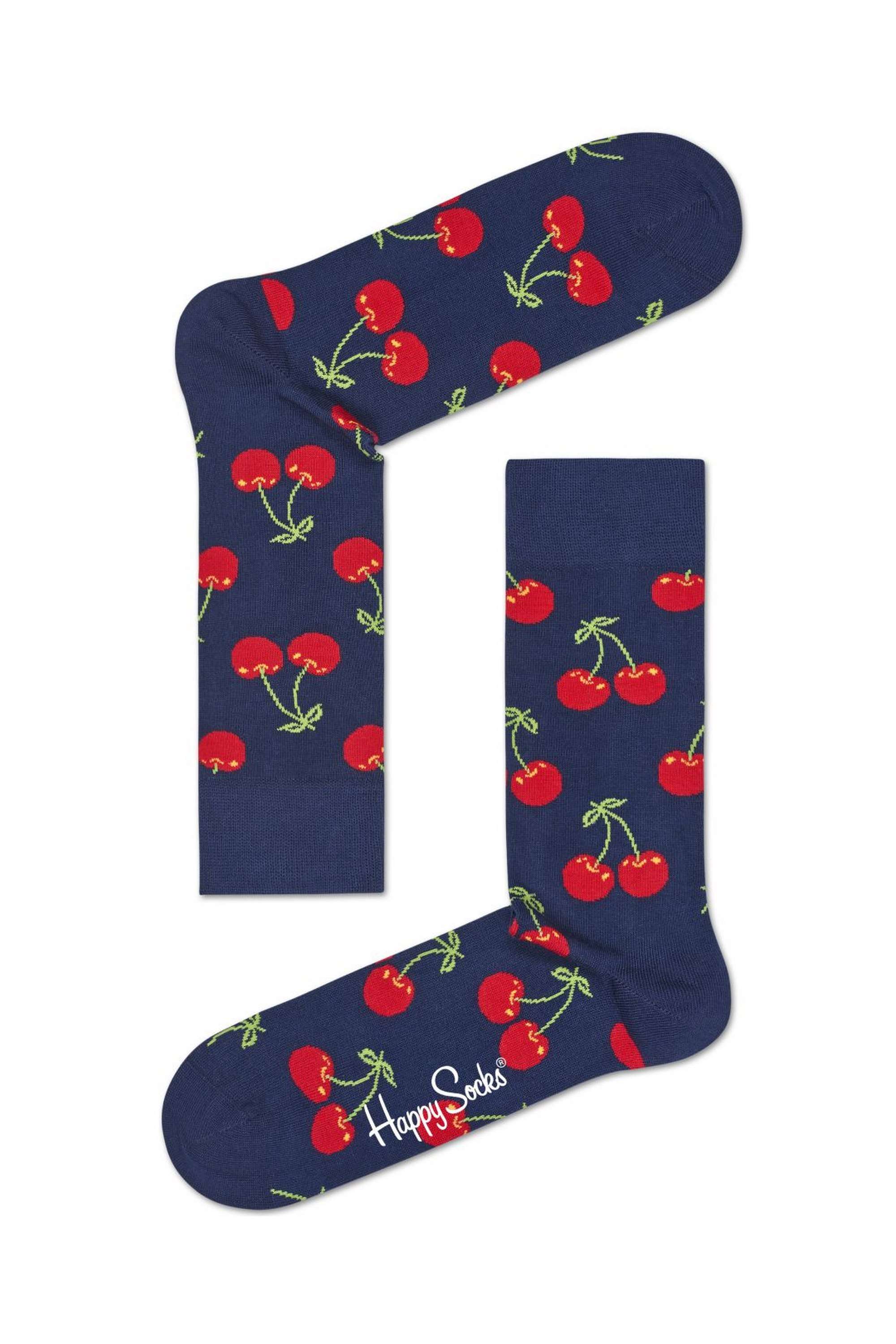 Cotton-Printed-Cherry-Sock-For-Women-And-Men