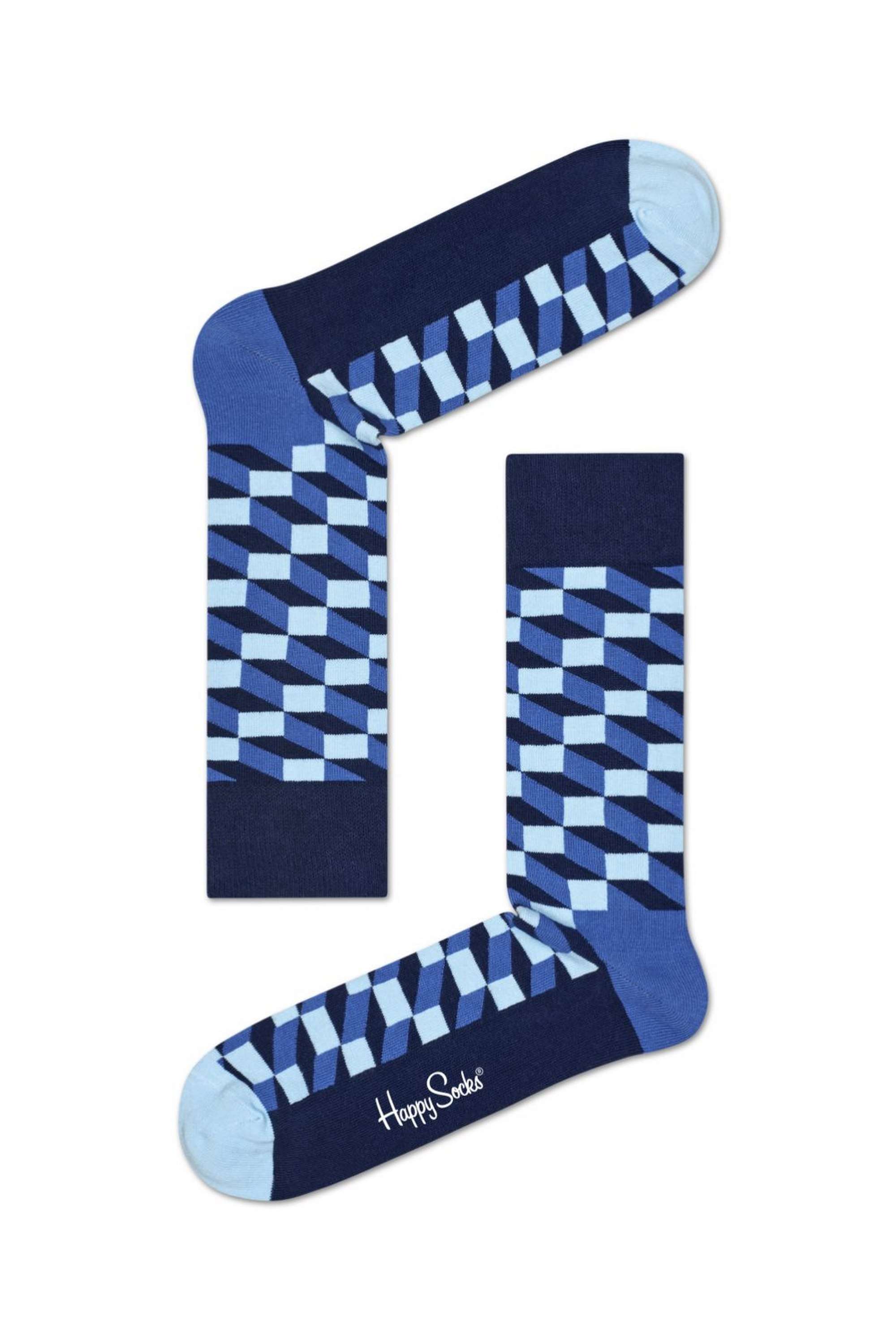 Cotton-Abstract-Filled-Optic-Sock-For-Women-And-Men