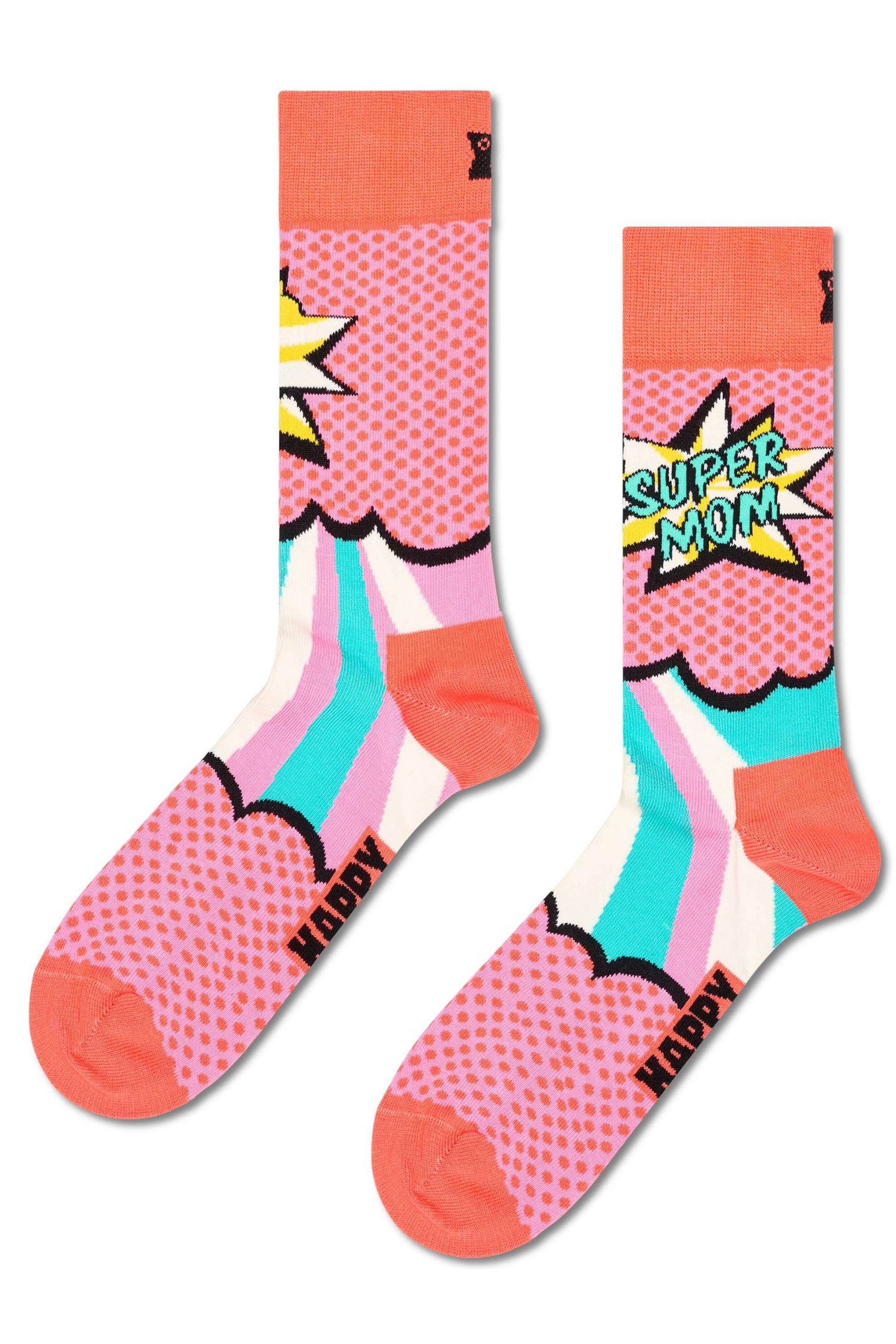 Cotton-Printed-Super-Mom-Sock-For-Women-And-Men