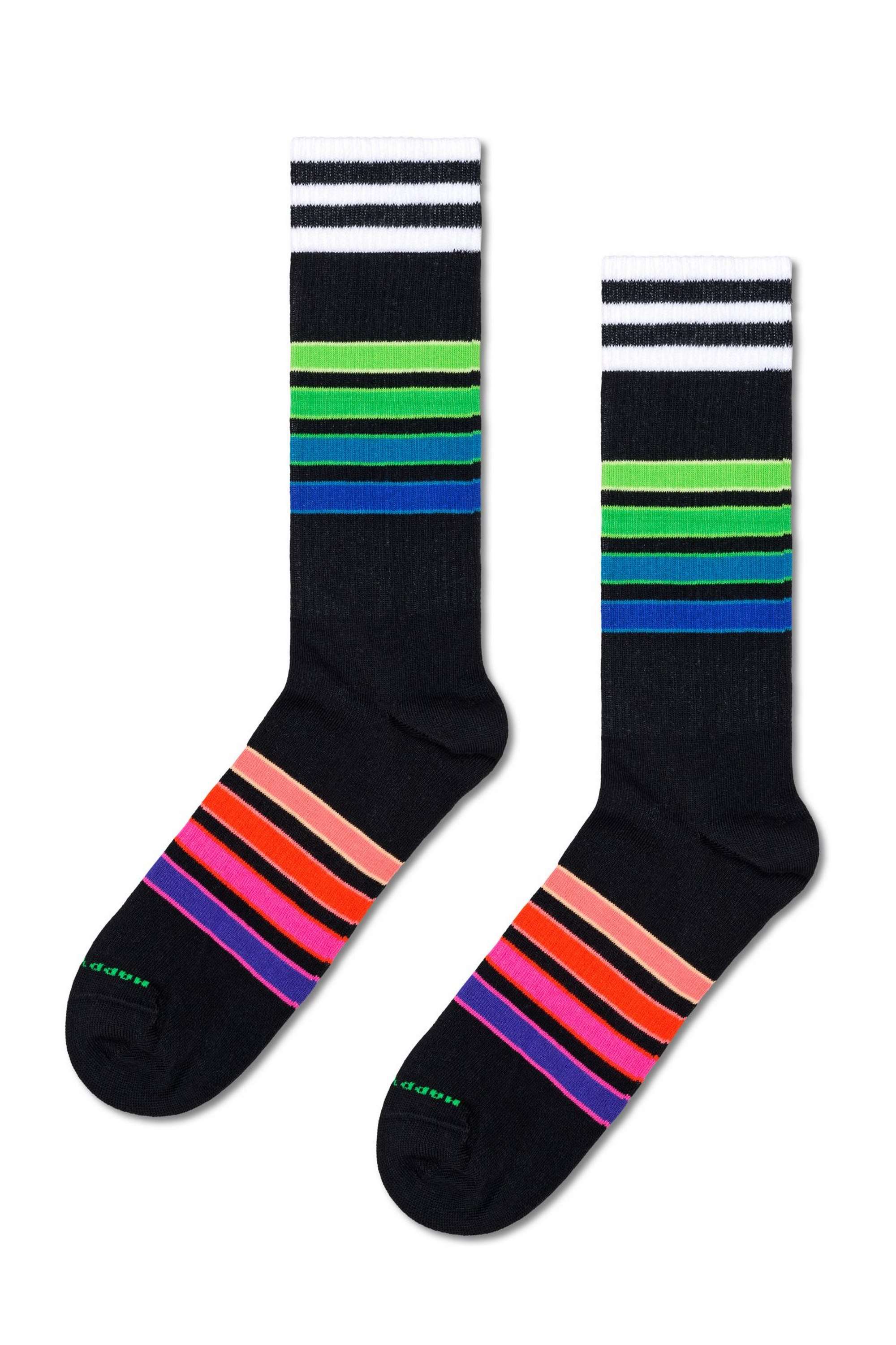 Cotton-Street-Stripe-Sneaker-Sock-For-Women-And-Men