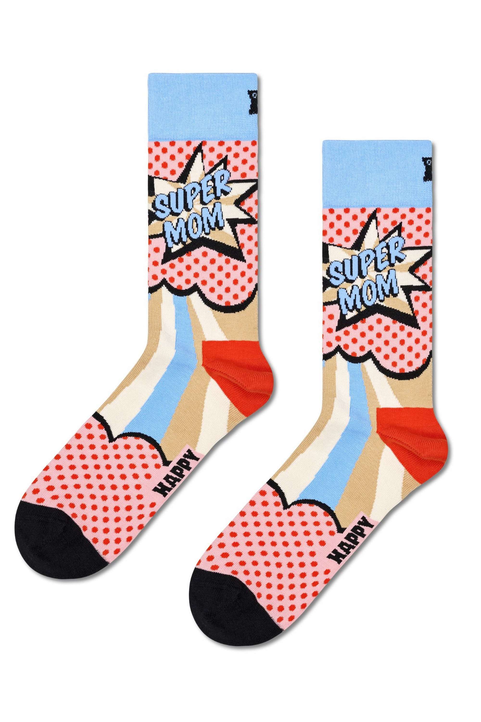 Cotton-Printed-Super-Mom-Sock-For-Women-And-Men