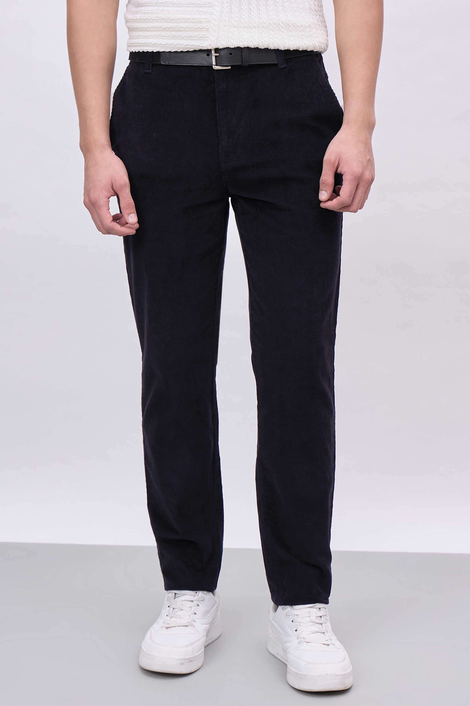 Solid-Cotton-Regular-Fit-Men-Trousers