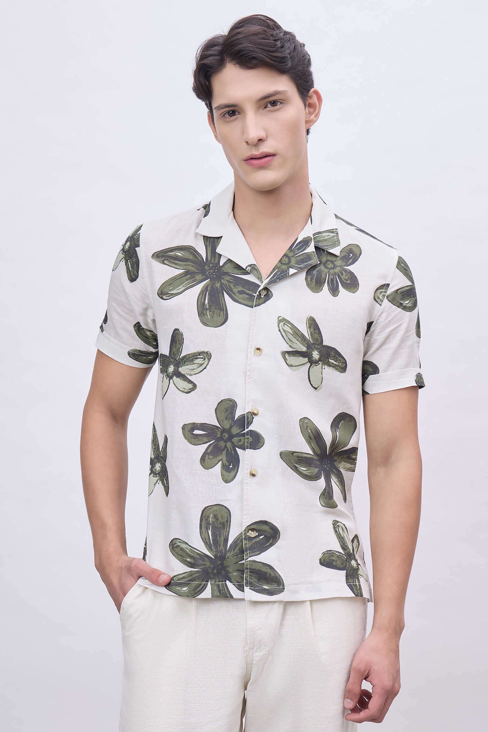 Printed-Cotton-Blend-Relaxed-Fit-Men-s-Casual-Shirt