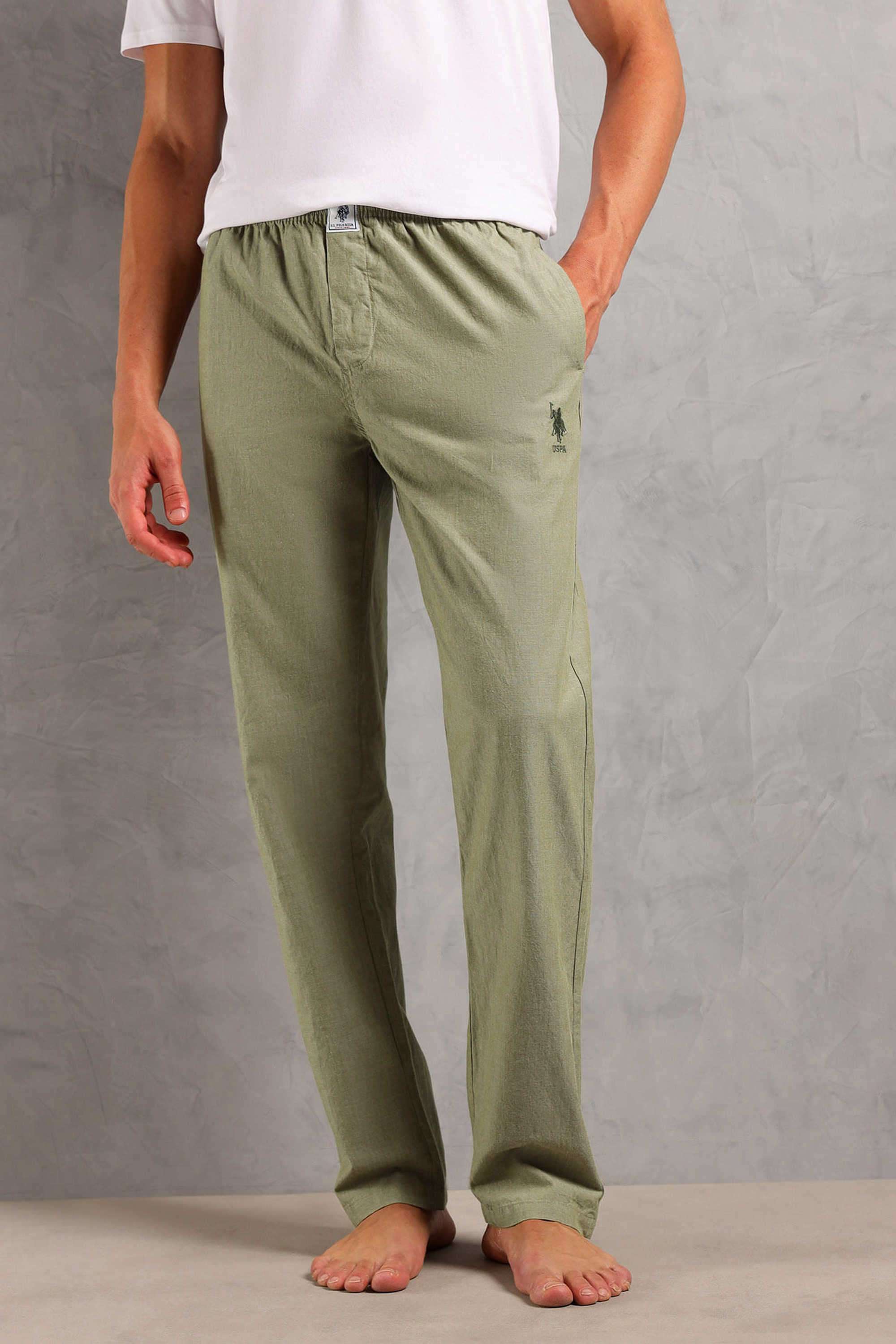 Solid-Cotton-Regular-fit-Men-s-Track-Pants