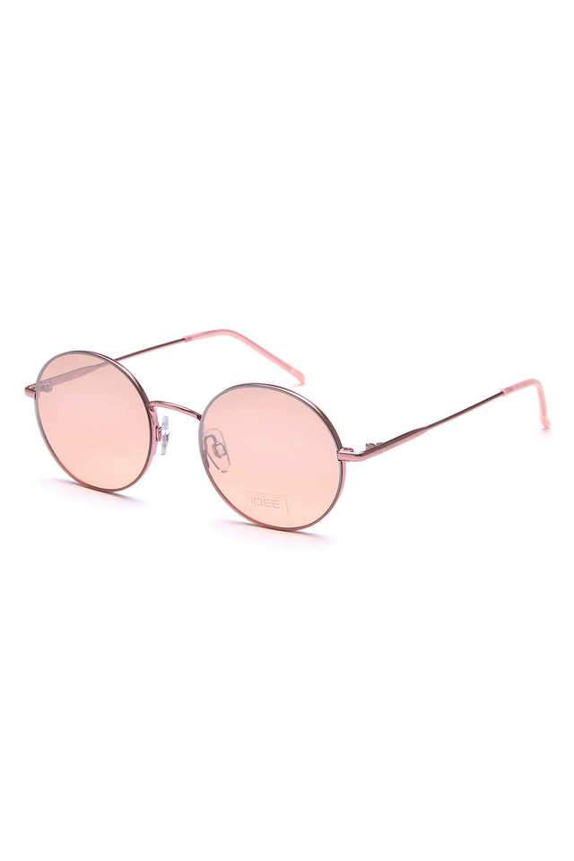 Unisex-Full-Rim-UV-Protected-Round-Sunglasses