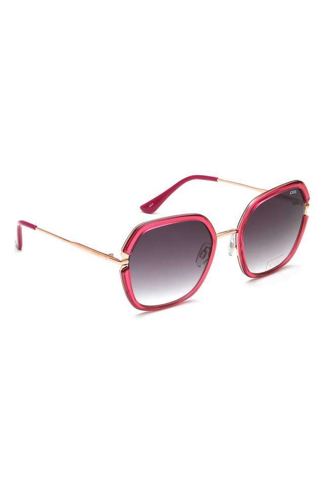 Women-Full-Rim-UV-Protected-Hexagon-Sunglasses---S3055-C3-56