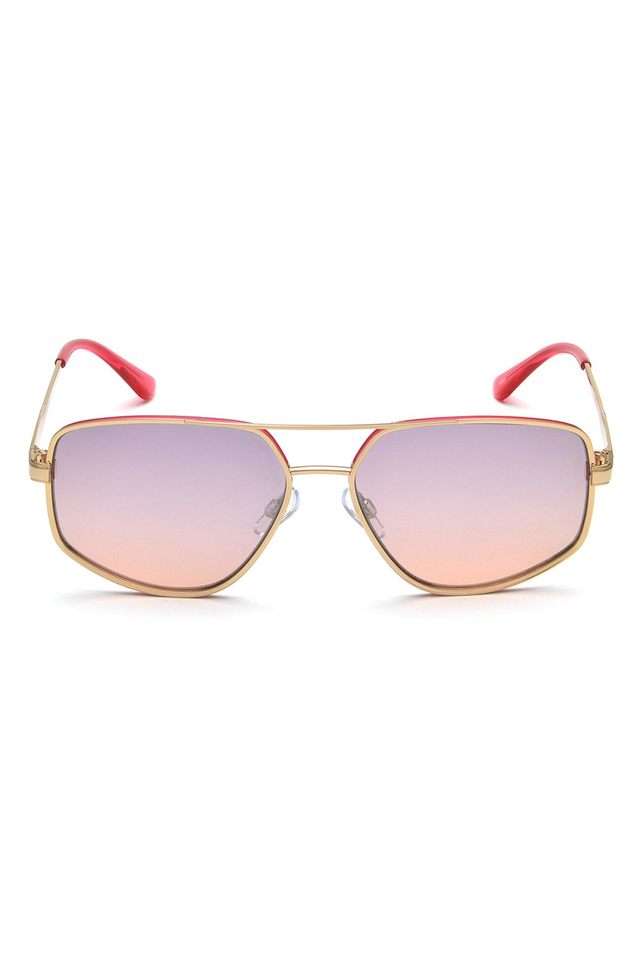 Unisex-Full-Rim-Pentagon-Sunglasses