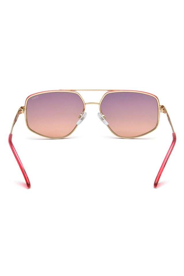 Unisex-Full-Rim-Pentagon-Sunglasses