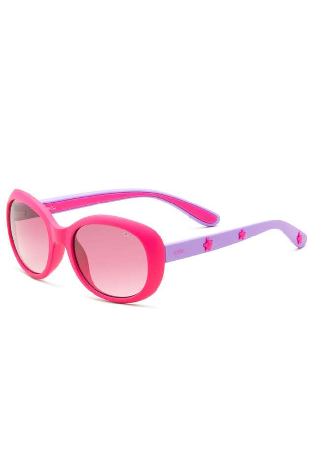 Girls-Full-Rim-100--UV-Protected-Oval-Sunglasses---IDSY639C2SG