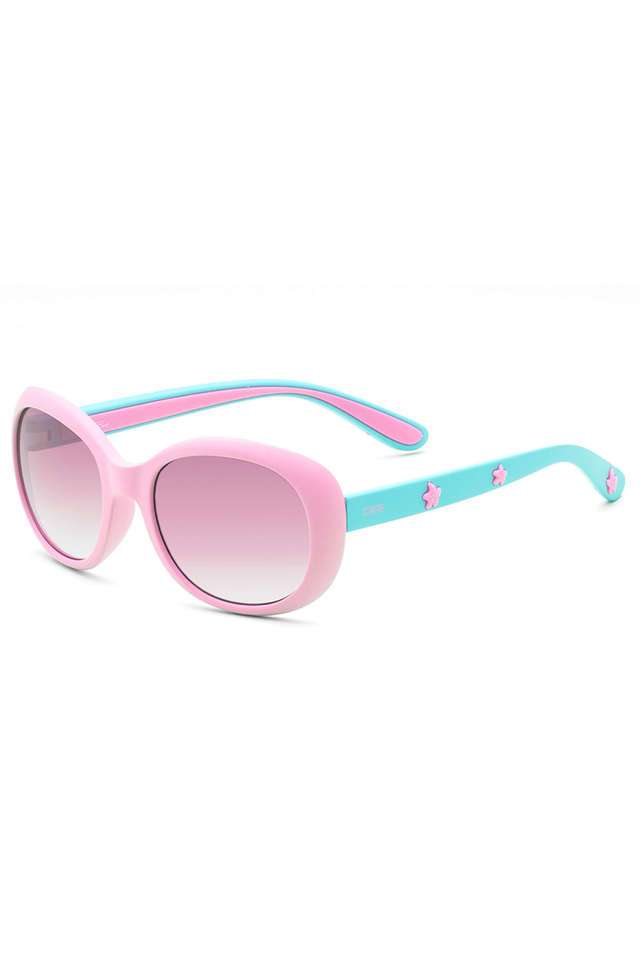 Girls-Full-Rim-100--UV-Protected-Oval-Sunglasses---IDSY639C4SG