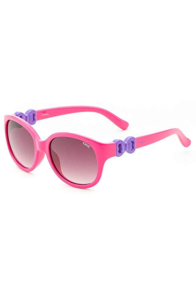 Girls-Full-Rim-100--UV-Protected-Oval-Sunglasses---IDSY654C2SG