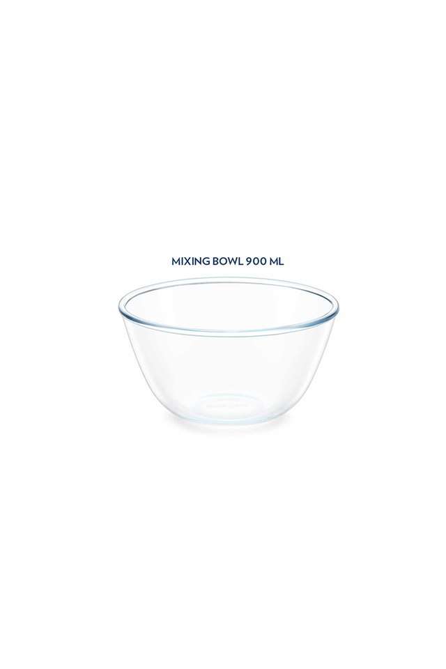 Borosilicate-Glass-Microwave-Safe-Mixing-&-Serving-Bowl-Set-of-2-with-Lid-(900-ml-each)-Clear