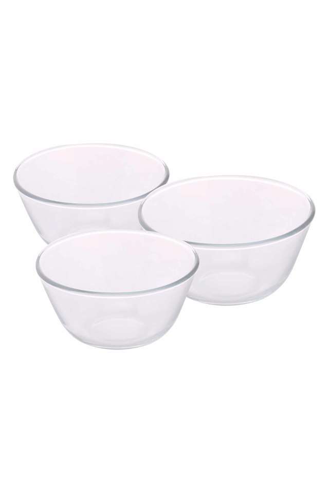Borosilicate-Glass-Microwave-Safe-Mixing-&-Serving-Bowl-Set-of-3-(500-ml-900-ml-&-1.3-L)-Clear