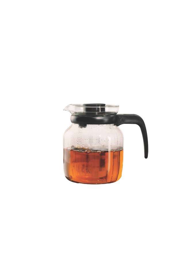 Piccolleta-Glass-Tea-Set-of-9-(1-Carafe-6-Glass-Cups-1-Milk-Pot-1-Sugar-Pot)-Flame-Proof-&-Microwave-Proof-Clear