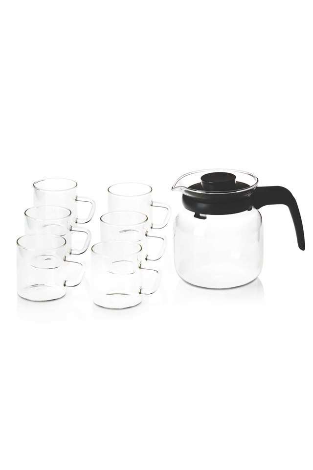 Classic-Tea-Set-1-L-Carafe-with-6-Tea-Mugs-(190-ml-each)