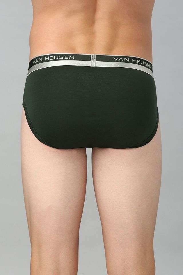 Solid-Cotton-Elasticated-Men-s-Briefs