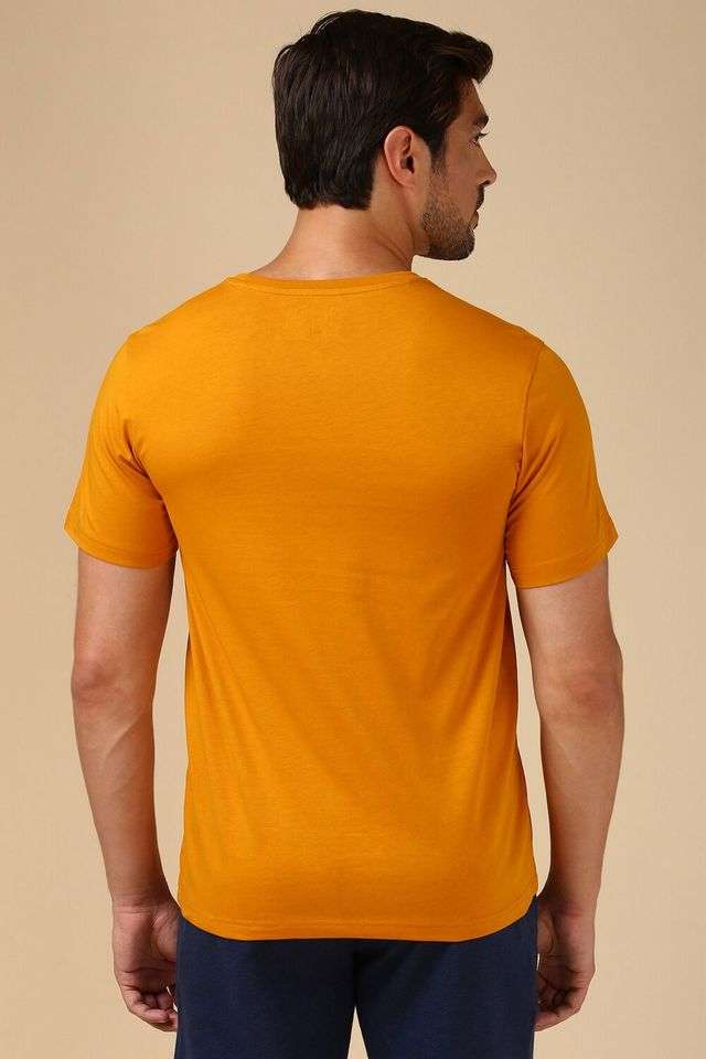 Solid-Cotton-Round-Neck-Men-s-T-Shirt