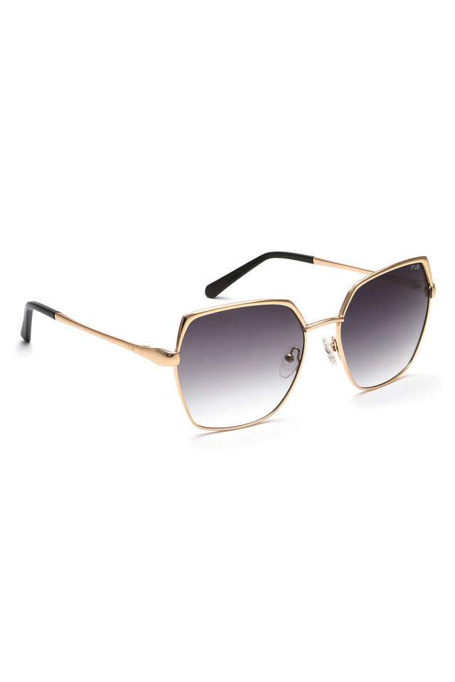 Women-Full-Rim-100--UV-Protection-(UV-400)-Hexagon-Sunglasses---S1172-C1-56