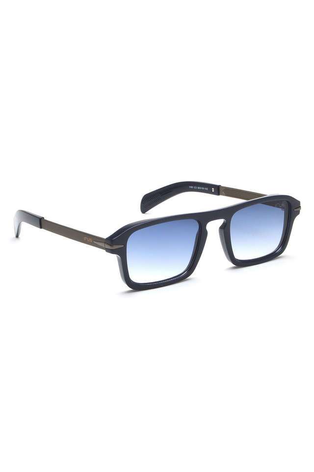 Men-Full-Rim-100--UV-Protection-(UV-400)-Rectangular-Sunglasses---S1191-C3-56