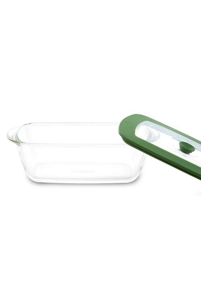 Glass-Dish-with-Lid-1.1-L-Transparent