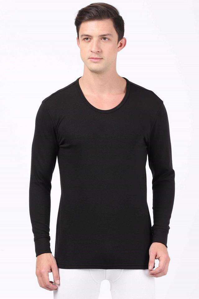 Solid-Blended-Fabric-Men-Thermals