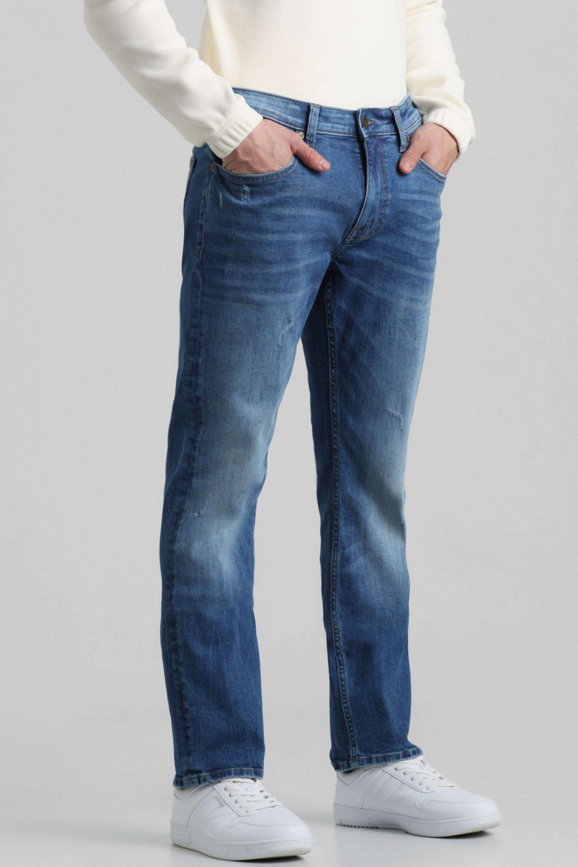 Light-Wash-Cotton-Slim-Fit-Men-Jeans