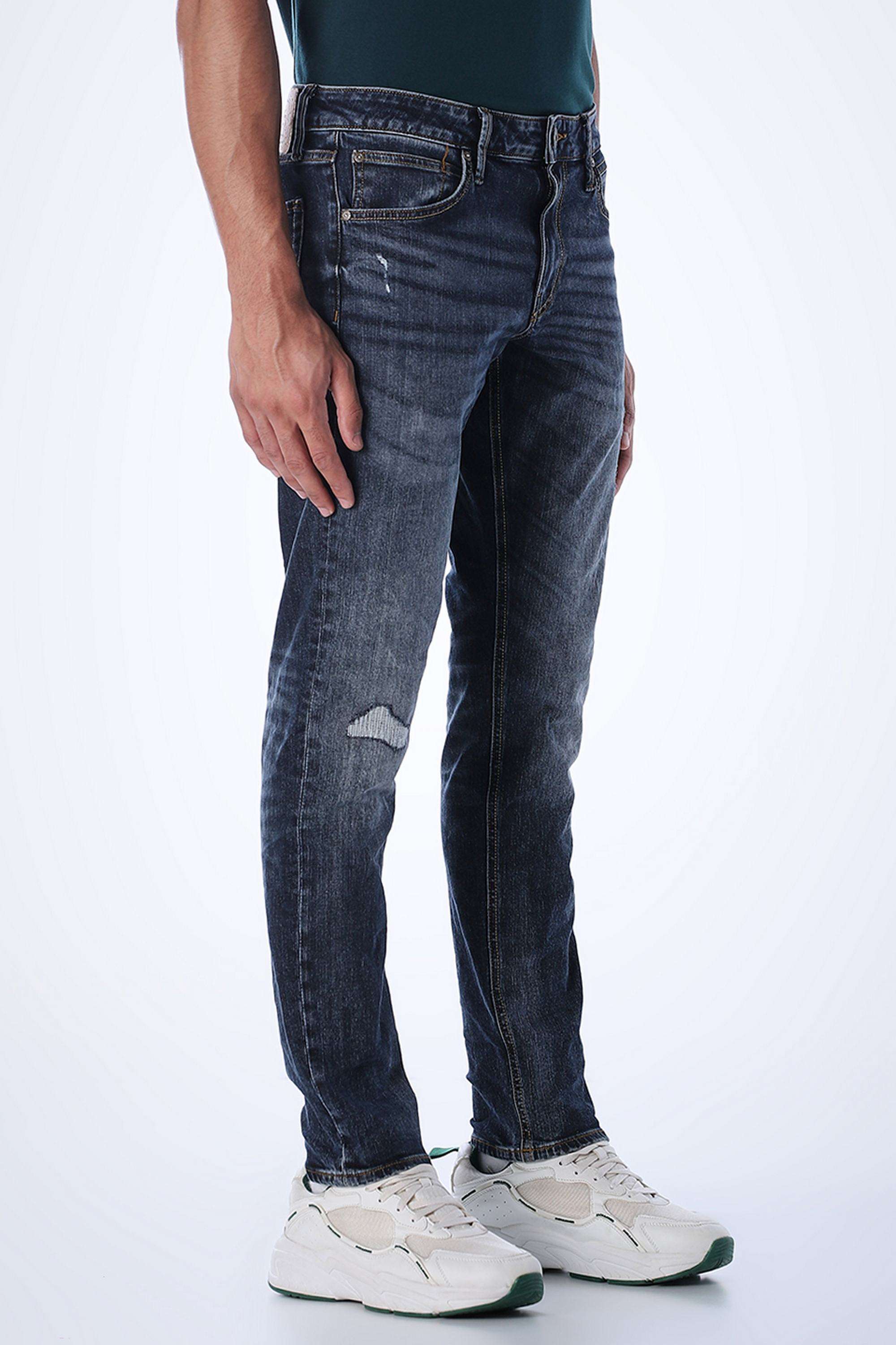 Light-Wash-Cotton-Slim-Fit-Men-Jeans